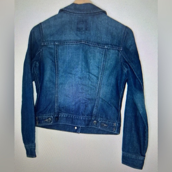 Old Navy Stretch Denim Jean Jacket Size Medium - Picture 2 of 3